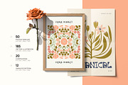 Groovy Floral | Poster Builder, an Object Graphic by KetteCreate (Thumbnail 3 of 15)