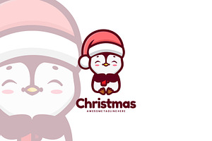 Christmas Mascot Cartoon Style., a Branding & Logo Template by ModalTampang