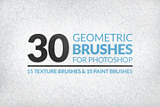 30 Geometric Texture Brushes, a Brush Add-On by Gabor Monori (Thumbnail 1 of 5)