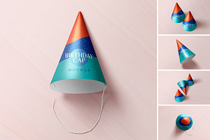 Birthday Hat Mockup