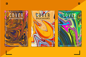 covers poster liquid background 2020