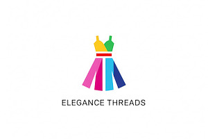 Elegance Threads Colorful, a Branding & Logo Template by Logocreative