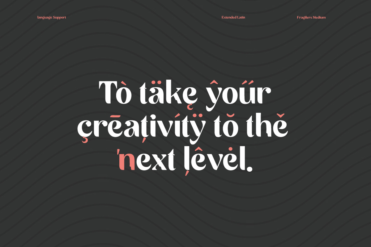 Fragilers Family, a Sans Serif Font by Alandya TypeFoundry (Photo 3 of 8)