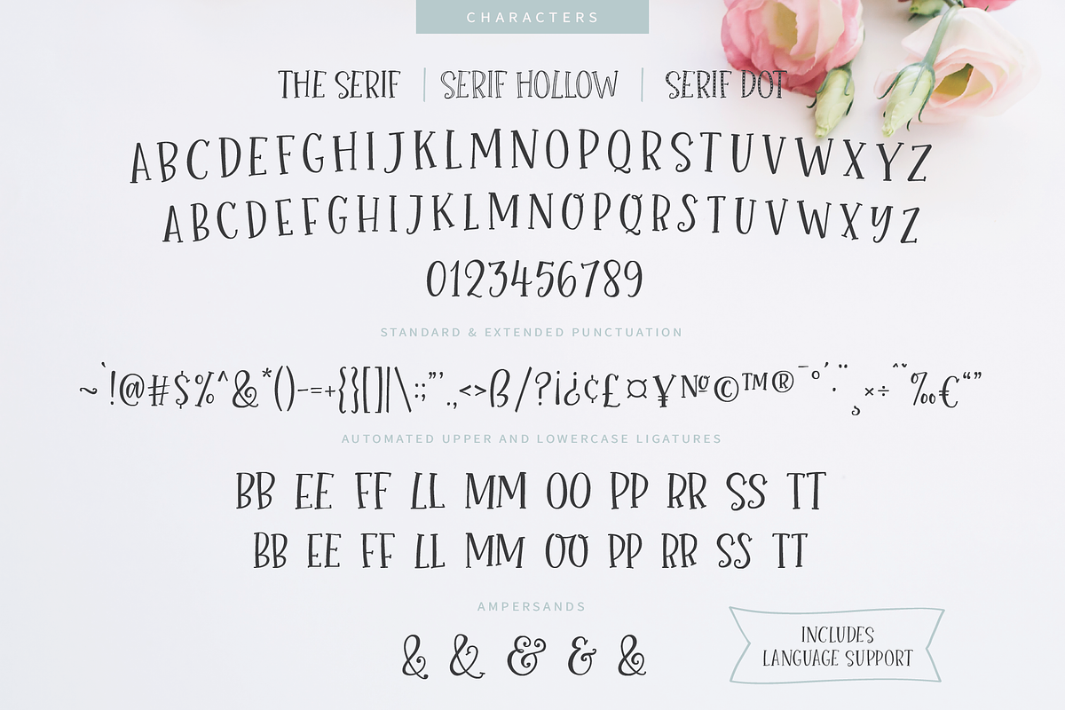 Roseroot Cottage Font Collection, a Script Font by Emily Spadoni (Photo 14 of 20)