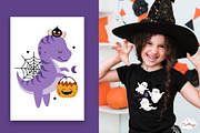 Boo DINO Halloween collection, a Seasonal Illustration by owlasya (Thumbnail 2 of 10)