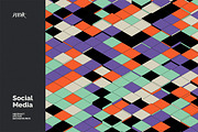 Social Media Vector Backgrounds V 02, a Background Graphic by dvtchk (Thumbnail 2 of 10)