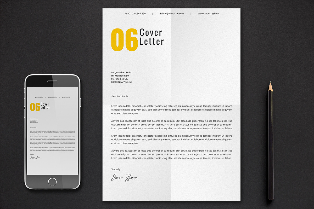 Jesse Resume Template, a Resume Template by Nina Shaw (Photo 2 of 10)