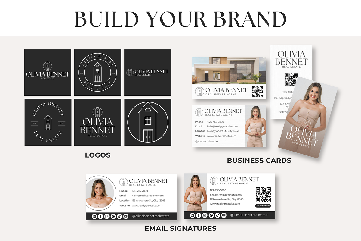 Real Estate Starter Kit Templates, a Marketing Template by BrandhavenStudio (Photo 2 of 14)