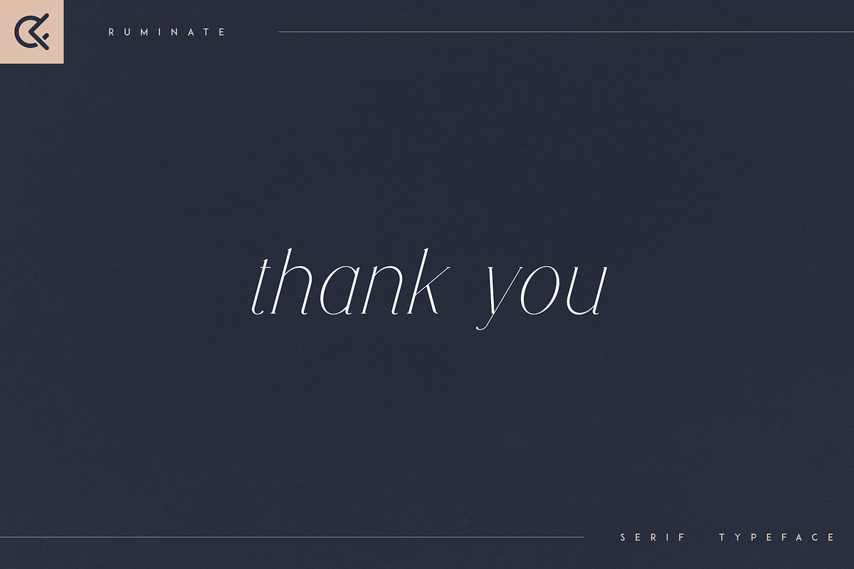 Ruminate - Serif Typeface, a Serif Font by Only Fonts (Photo 11 of 11)