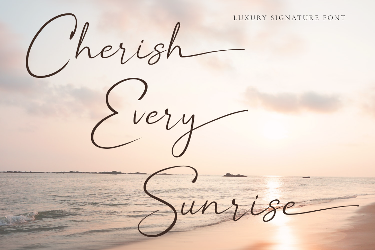 Saintine | Classy Signature Font, a Script Font by Rissyletter Studio (Photo 5 of 13)