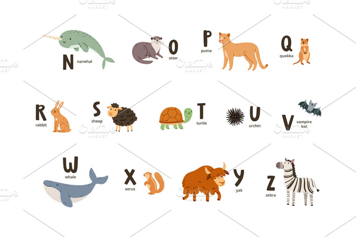 Animal alphabet, an Animal Illustration by Stolenpencil (Photo 3 of 4)