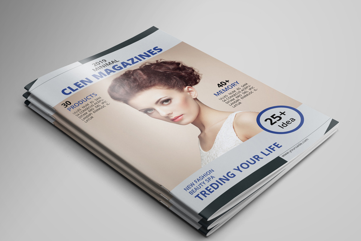 Minimal Claen Magazine, a Magazine Template by Graphic_Art (Photo 1 of 7)