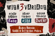 ScrapTheory - Endless Disorder, a Handwritten Font by HypeWorksCo (Thumbnail 2 of 13)