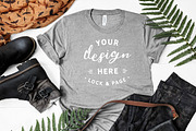 T-Shirt Mockup Bundle Bella Canvas, a Shirt Mockup by lock and page (Thumbnail 26 of 71)