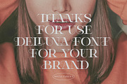 Delluna | Ligature Serif Family, a Serif Font by Krismagraph (Thumbnail 14 of 14)