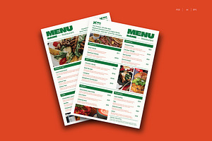 Restaurant Menu Template, a Flyer Template by Siska Arista