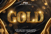 Gold Luxury 3D Text Effect PSD, a Layer Style Add-On by bdrobin (Thumbnail 1 of 2)