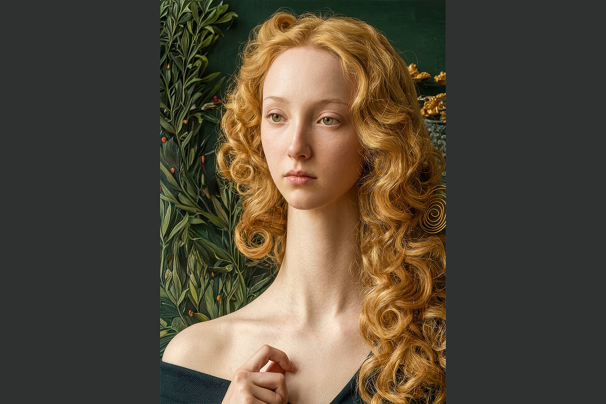 Renaissance Redhair Portrait Pack, a Person Illustration by StockVerse Creative (Photo 3 of 4)