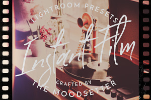 Instant film lightroom presets