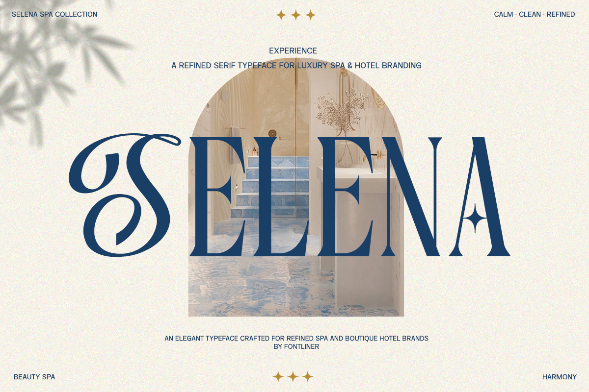 Blue Cosmic – Elegant Serif, a Font by Font Liner (Photo 2 of 10)