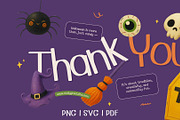 Cute Halloween Clipart Bundle, an Object Graphic by RAHMAT (Thumbnail 10 of 10)