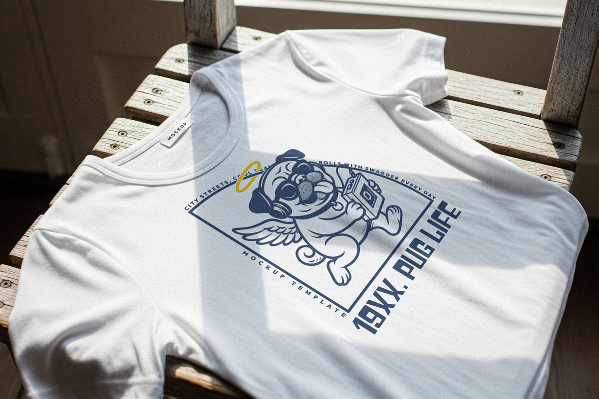White T-Shirt Mockup, a Shirt Mockup by Designer Dude