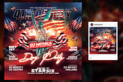 4th of July Flyer Template, a Flyer Template by RTXdesinger99 (Thumbnail 2 of 3)