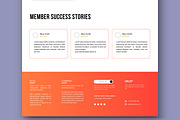Website Landing Page Design Layout, a Landing Page Template by MightyDesign (Thumbnail 5 of 8)