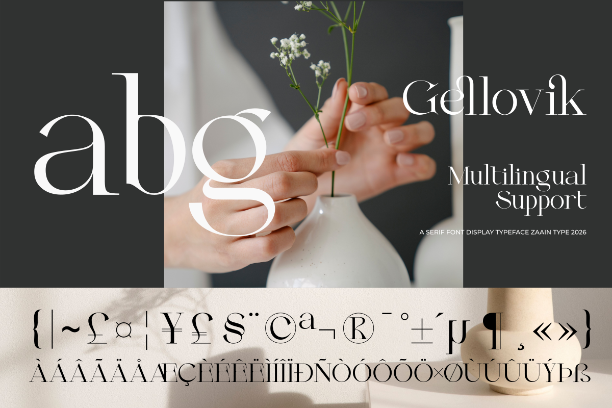 Gellovik, a Serif Font by zaaintype (Photo 10 of 10)