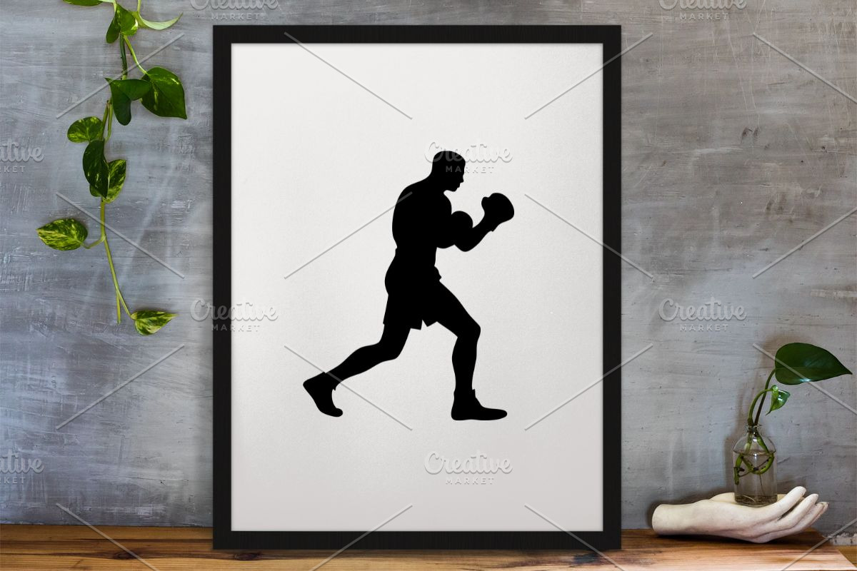 Kickboxing Silhouette SVG, a Sport Illustration by newminddesign (Photo 3 of 3)