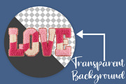 LOVE Yarn Crochet Png, Valentine Png, an Illustration by Canvas Craft (Thumbnail 2 of 7)