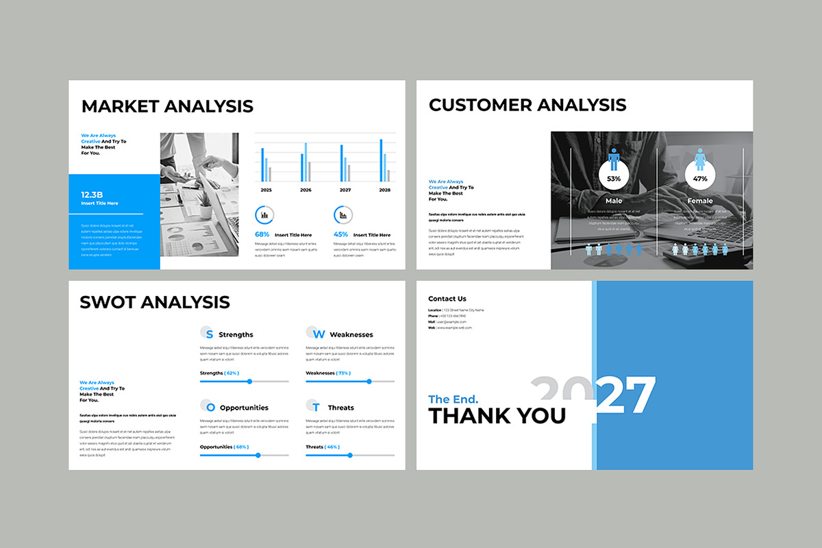 Pitch Deck Presentation Template, a Presentation Template by Pixelpick (Photo 5 of 5)