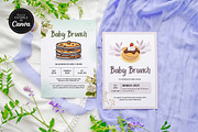 Brunch Shower Invitation Template, an Invitation Template by Snapybiz (Thumbnail 6 of 8)