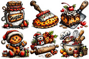 Gingerbread & Baking Clipart, an Illustration by Pixels.Craft (Thumbnail 6 of 6)