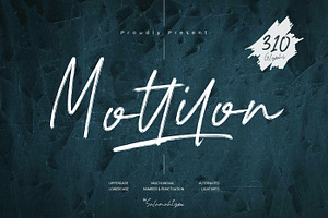 Mottilon Brush Font