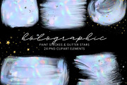 Holographic Paint Brushstroke, an Illustration by Pixafied (Thumbnail 1 of 5)
