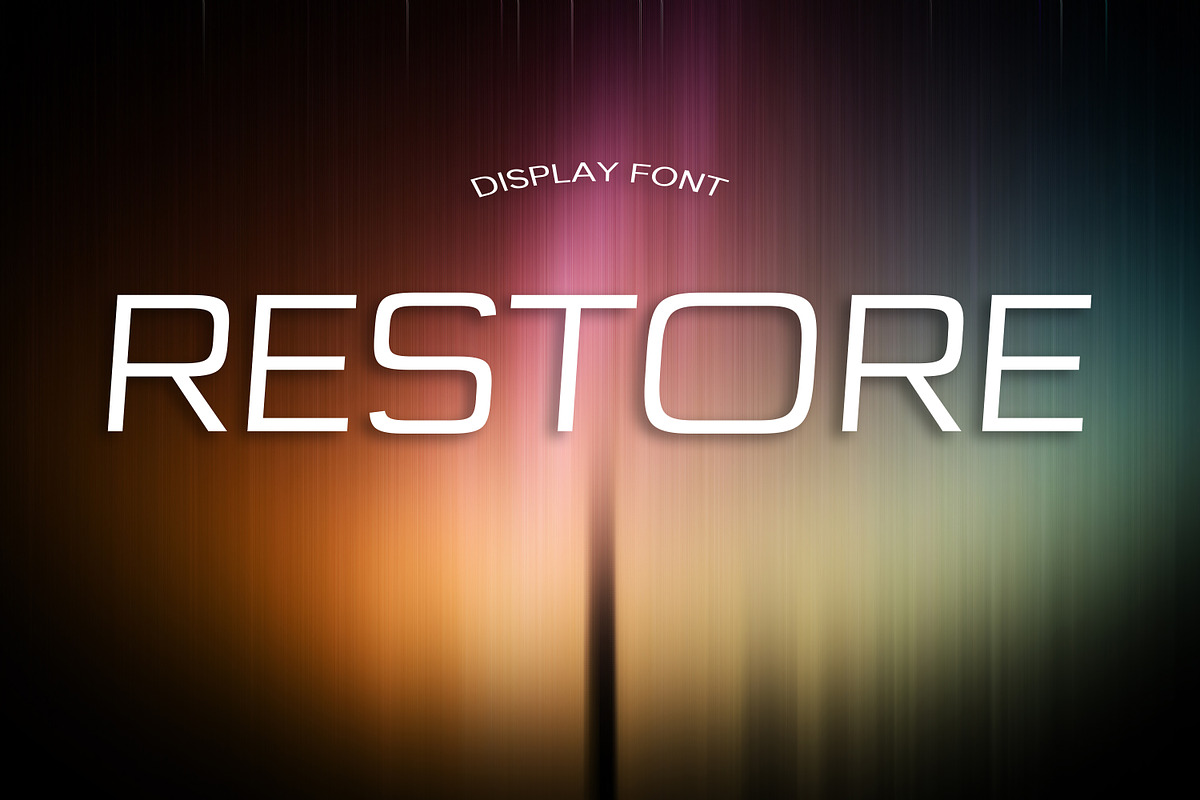 RESTORE font