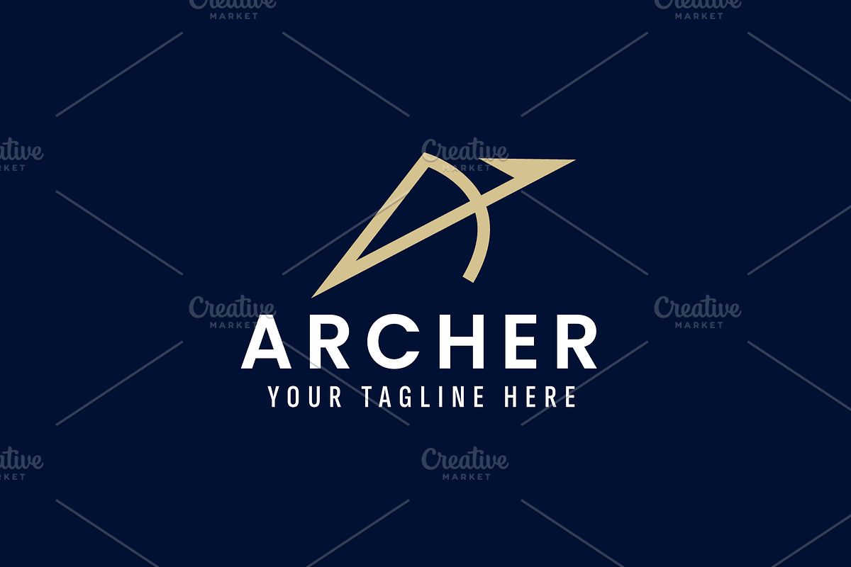 Archer logo vector icon illustration, a Branding & Logo Template by Dyn Studio