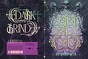 Theravin - Dark Tribal, a Serif Font by Artisan Themes (Thumbnail 6 of 12)