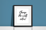 Black Frame Mockup - PSD AI PNG JPEG, a Print Template by Minty Fresh Graphics (Thumbnail 2 of 4)