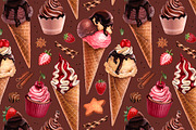 Ice cream illustrations kit, a Food Illustration by Sundra (Thumbnail 6 of 9)