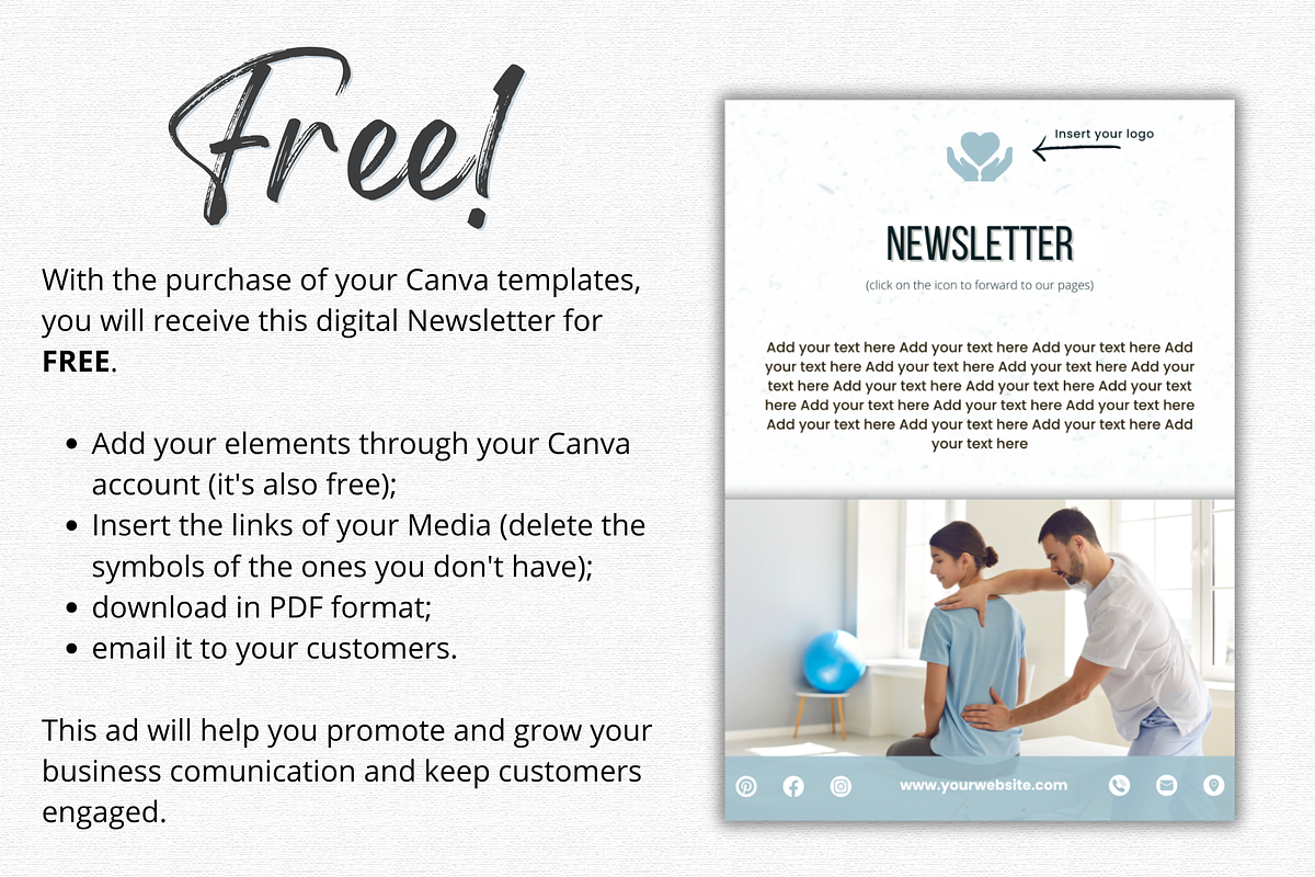 Physiotherapy Template Bundle, a Social Media Template by Talipic Designs (Photo 6 of 7)