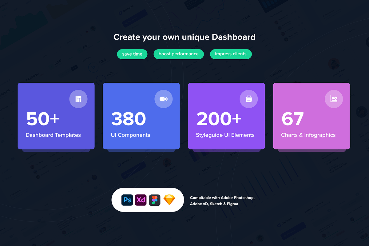 Dashcom - Dashboard UI Kit, a Templates & Theme by KL-Webmedia (Photo 5 of 6)
