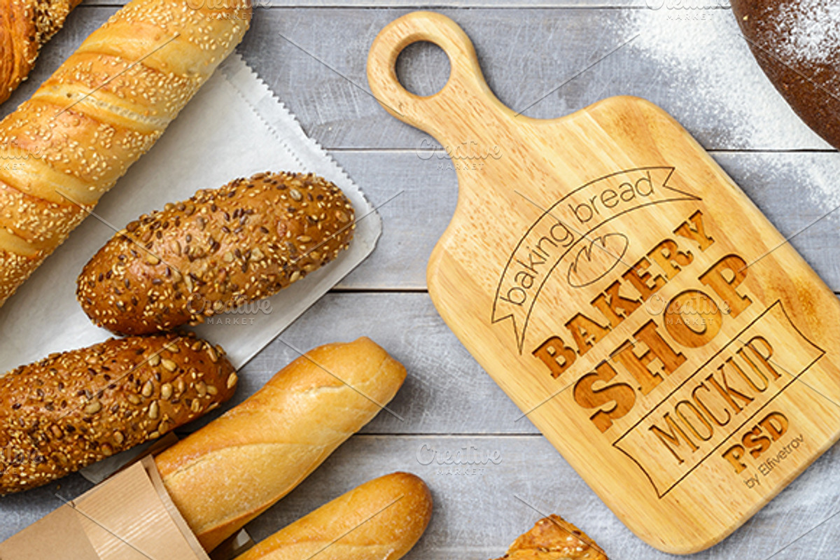 Bakery Mockup, a Print Template by ELFIVETROV DESIGN (Photo 2 of 6)