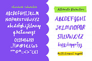Miette Cute Marker Handwritten Font, a Handwritten Font by Sloulyfe (Thumbnail 6 of 10)