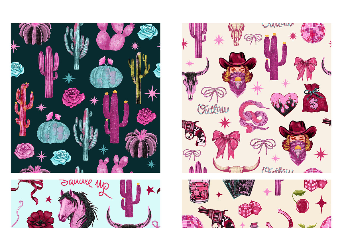 Cowgirl wild west graphic, a Person Illustration by Yelloo Fish (Photo 18 of 29)