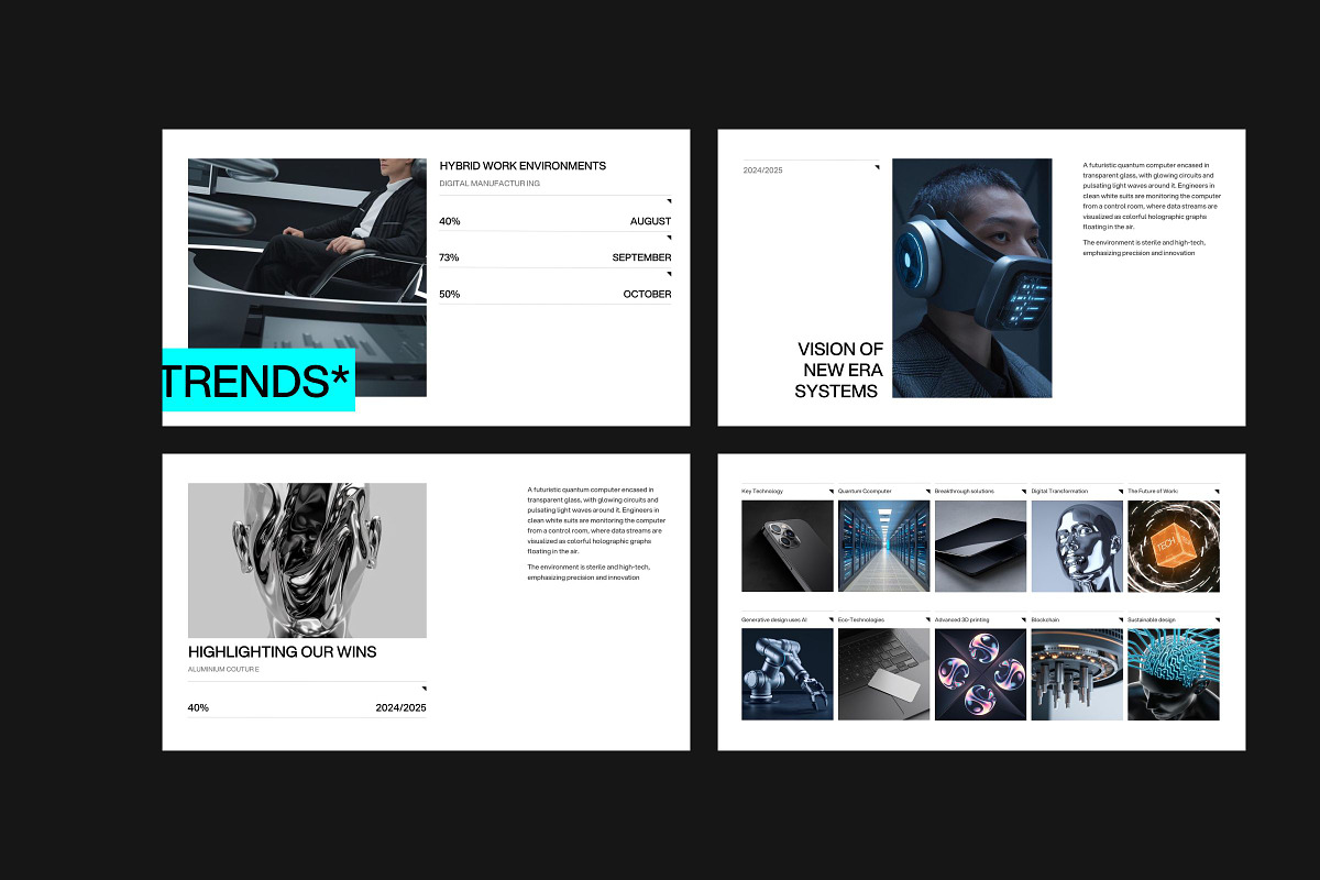 BLED Futuristic Minimalist Deck, a Presentation Template by Goashape Studio (Photo 7 of 10)