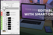 Workplace mockup #2, an iPhone Mockup by Digithings (Thumbnail 2 of 3)