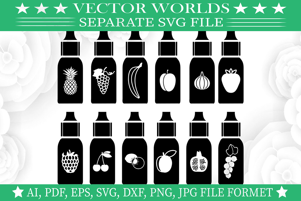 Vape Chemicals SVG, Smoke, Vape SVG, an Object Graphic by VectorWorlds (Photo 3 of 3)