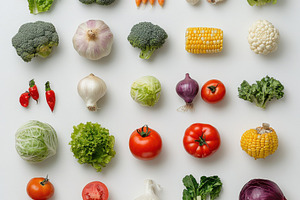 Fresh vegetables, broccoli, carrots,, a Food & Drink Photo by Pixeness Studio
